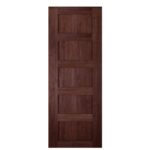 Nova Italia Stile 5 Lite Prestige Brown Laminate Interior Door