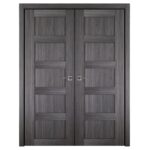 Nova Italia Stile 5 Lite Swiss Elm Laminate Interior Door