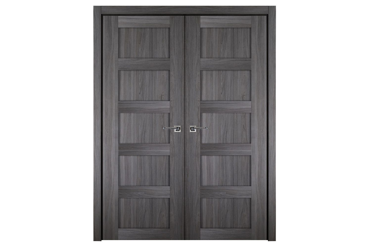 Nova Italia Stile 5 Lite Swiss Elm Laminate Interior Door