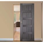 Nova Italia Stile 5 Lite Swiss Elm Laminate Interior Door