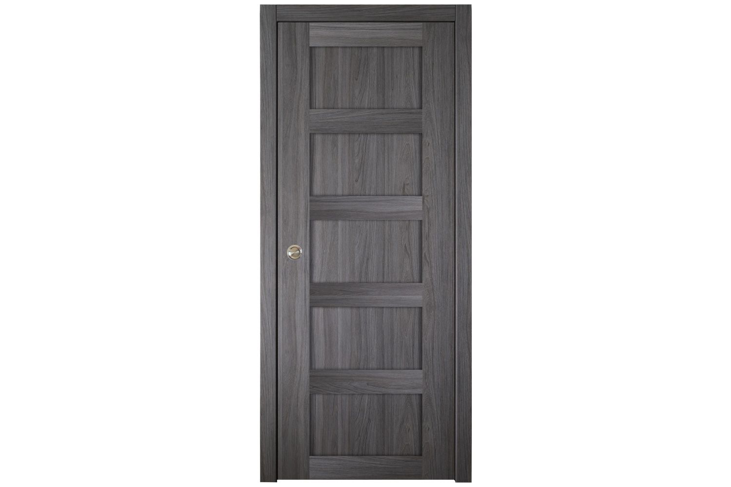 Nova Italia Stile 5 Lite Swiss Elm Laminate Interior Door