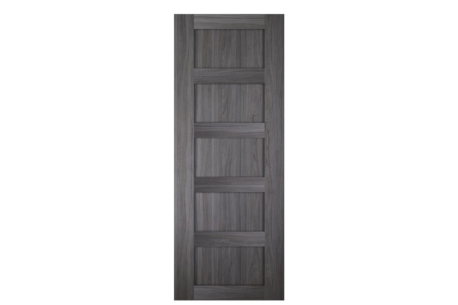 Nova Italia Stile 5 Lite Swiss Elm Laminate Interior Door