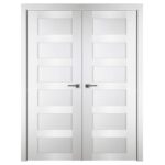 Nova Italia Stile 6 Lite Alaskan White Laminate Interior Door