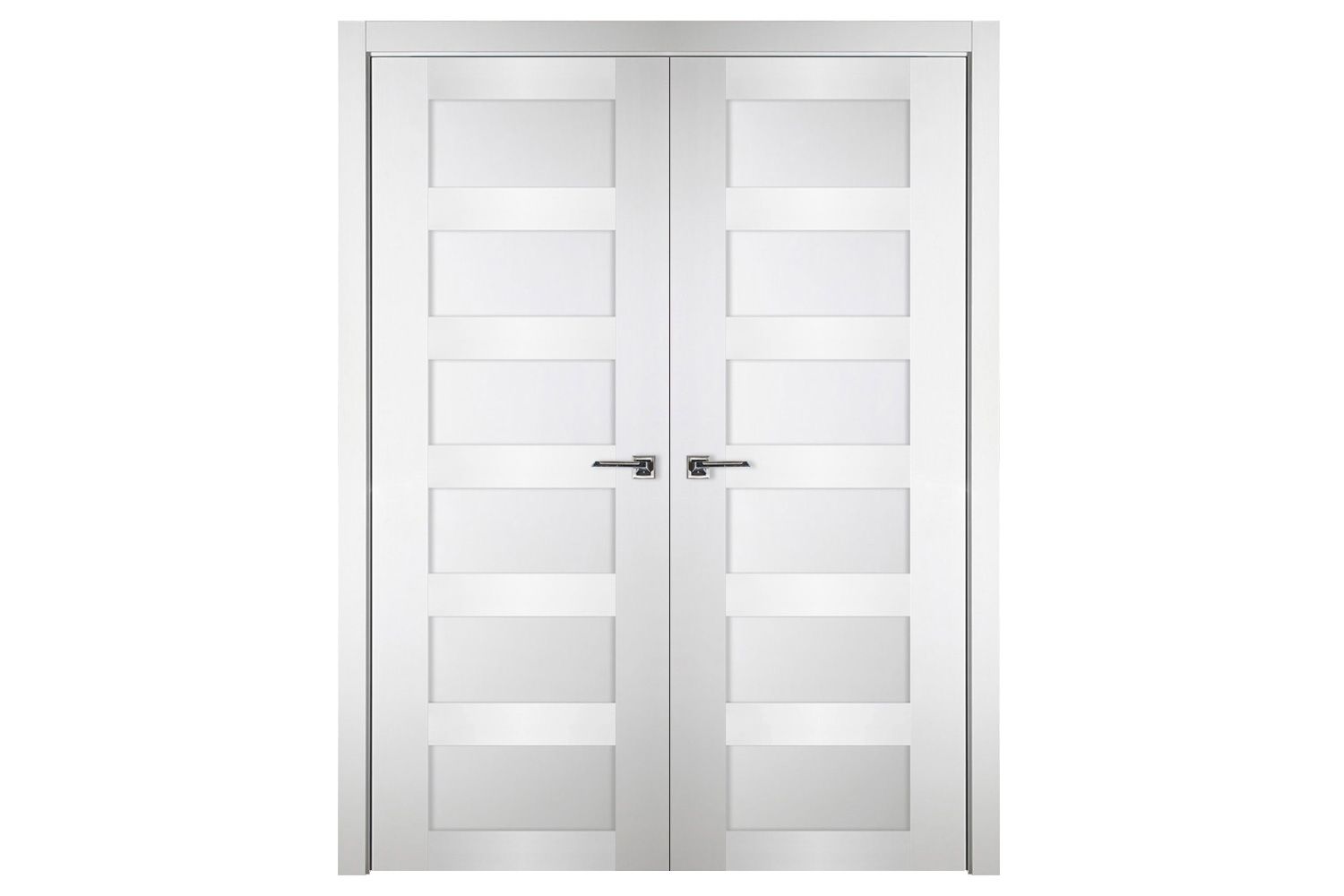 Nova Italia Stile 6 Lite Alaskan White Laminate Interior Door