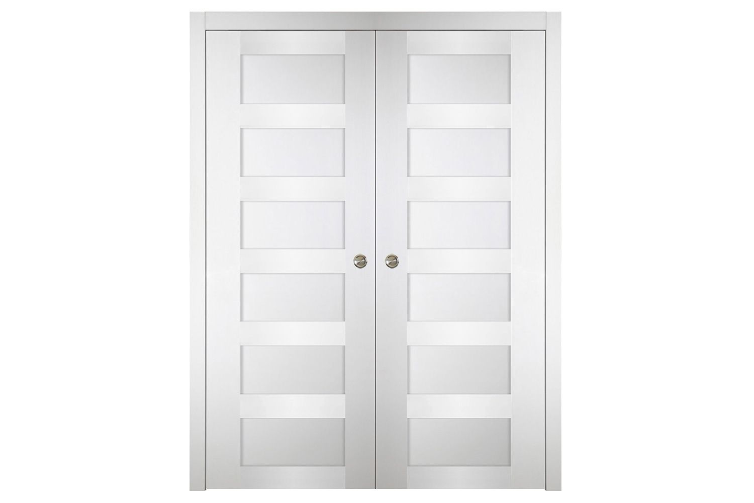 Nova Italia Stile 6 Lite Alaskan White Laminate Interior Door