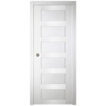 Nova Italia Stile 6 Lite Alaskan White Laminate Interior Door