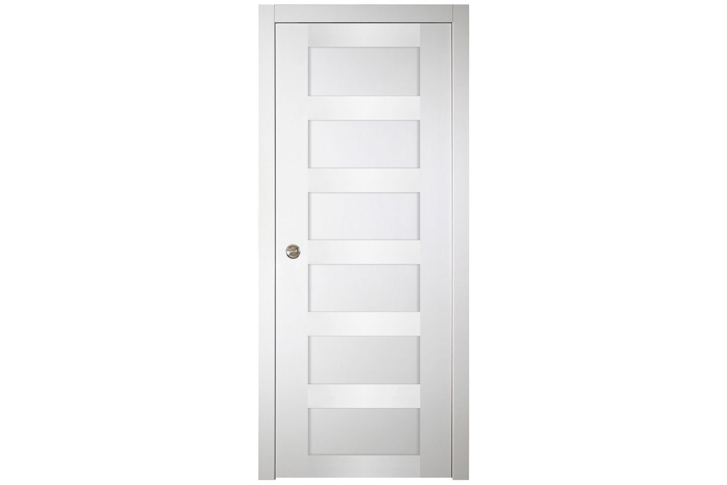 Nova Italia Stile 6 Lite Alaskan White Laminate Interior Door