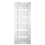 Nova Italia Stile 6 Lite Alaskan White Laminate Interior Door