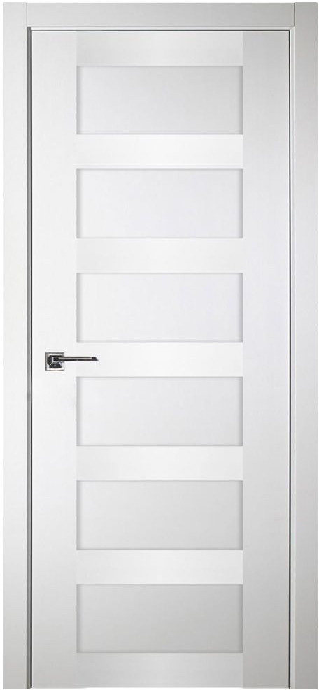 Nova Italia Stile 6 Lite Alaskan White Laminate Interior Door