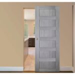 Nova Italia Stile 6 Lite Light Grey Laminate Interior Door