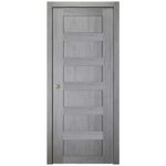 Nova Italia Stile 6 Lite Light Grey Laminate Interior Door