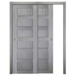 Nova Italia Stile 6 Lite Light Grey Laminate Interior Door