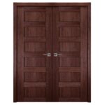 Nova Italia Stile 6 Lite Prestige Brown Laminate Interior Door