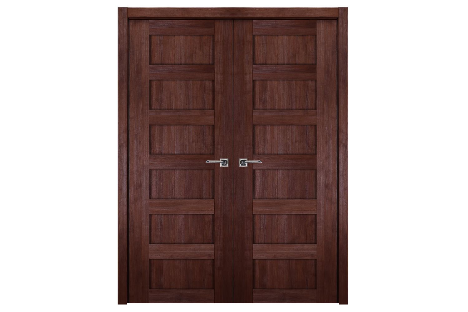 Nova Italia Stile 6 Lite Prestige Brown Laminate Interior Door