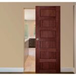 Nova Italia Stile 6 Lite Prestige Brown Laminate Interior Door