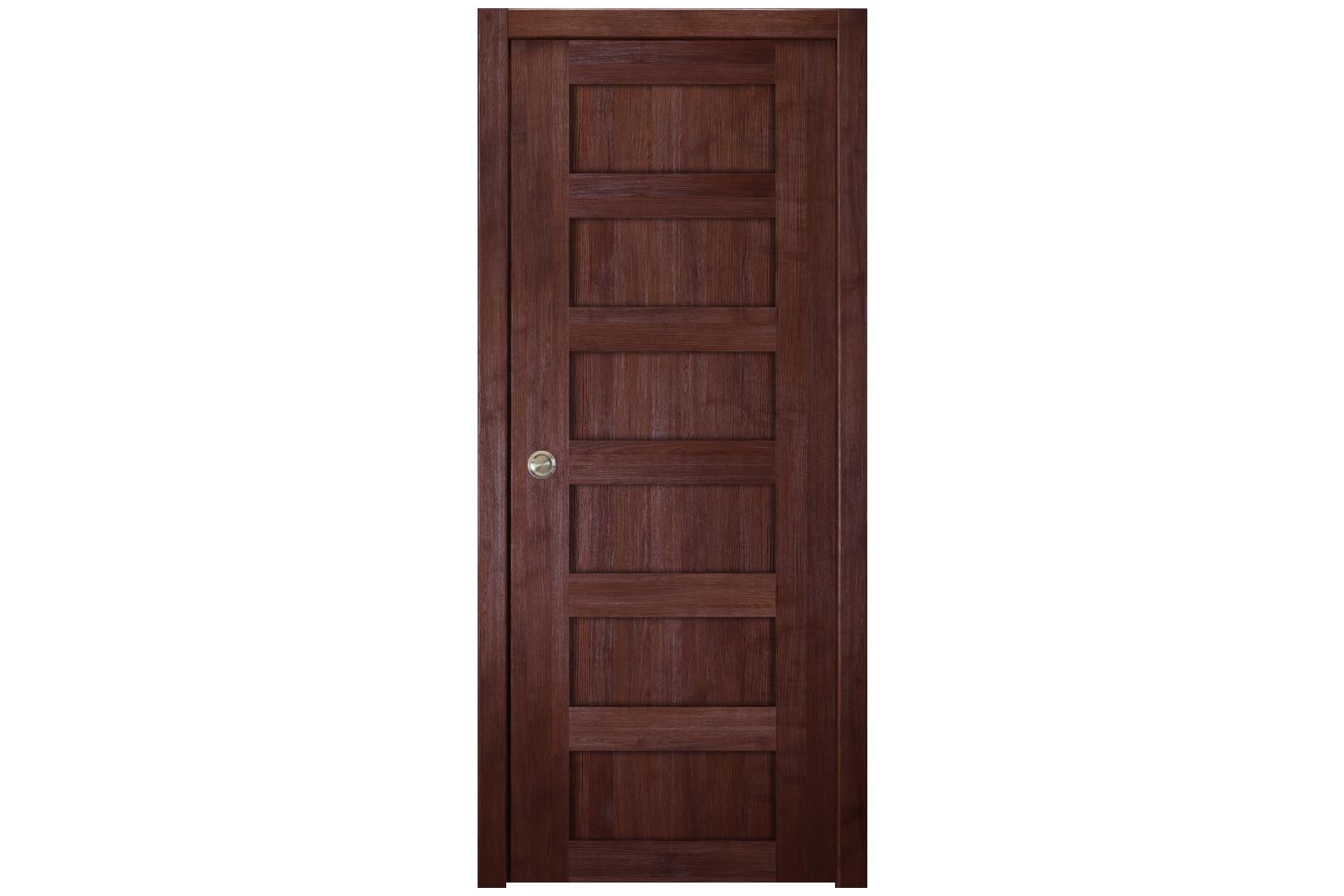 Nova Italia Stile 6 Lite Prestige Brown Laminate Interior Door