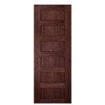 Nova Italia Stile 6 Lite Prestige Brown Laminate Interior Door