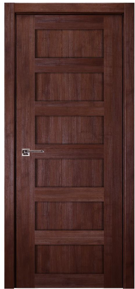 Nova Italia Stile 6 Lite Prestige Brown Laminate Interior Door