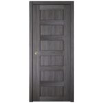 Nova Italia Stile 6 Lite Swiss Elm Laminate Interior Door