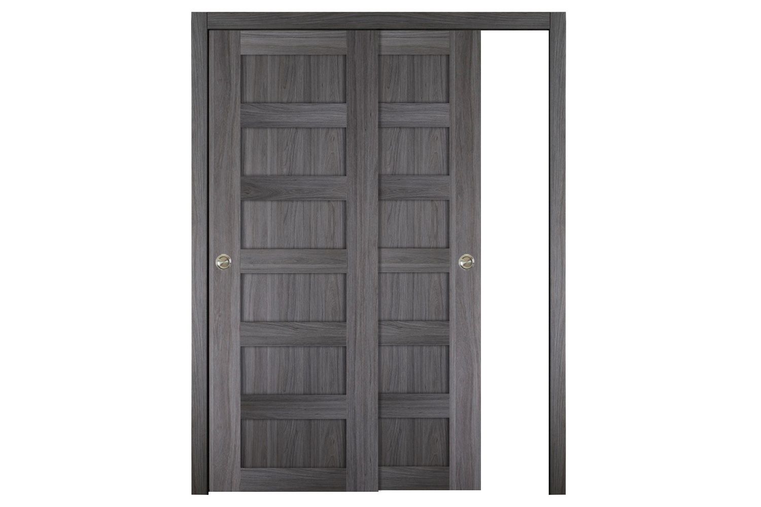 Nova Italia Stile 6 Lite Swiss Elm Laminate Interior Door