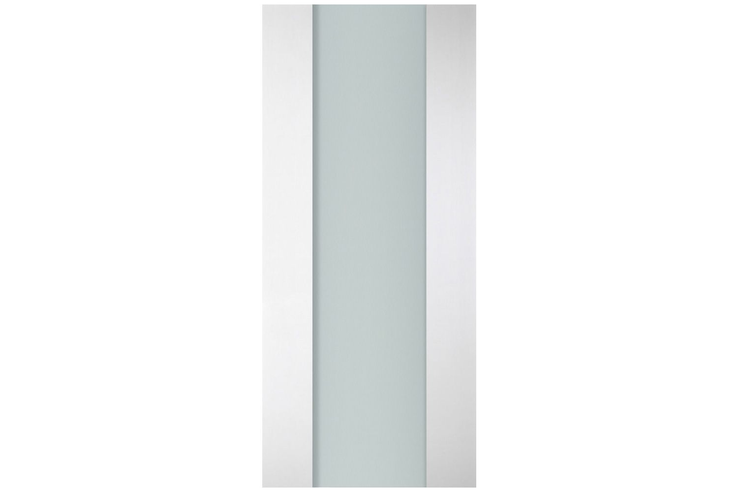 Nova Italia Vetro 01 Alaskan White Laminate Interior Door