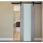 Nova Italia Vetro 01 Light Grey Laminate Interior Door