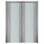 Nova Italia Vetro 01 Light Grey Laminate Interior Door