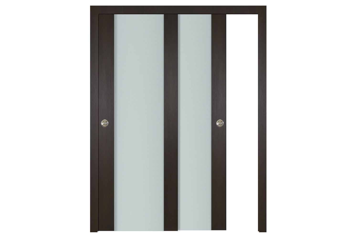 Nova Italia Vetro 01 Premium Wenge Laminate Interior Door