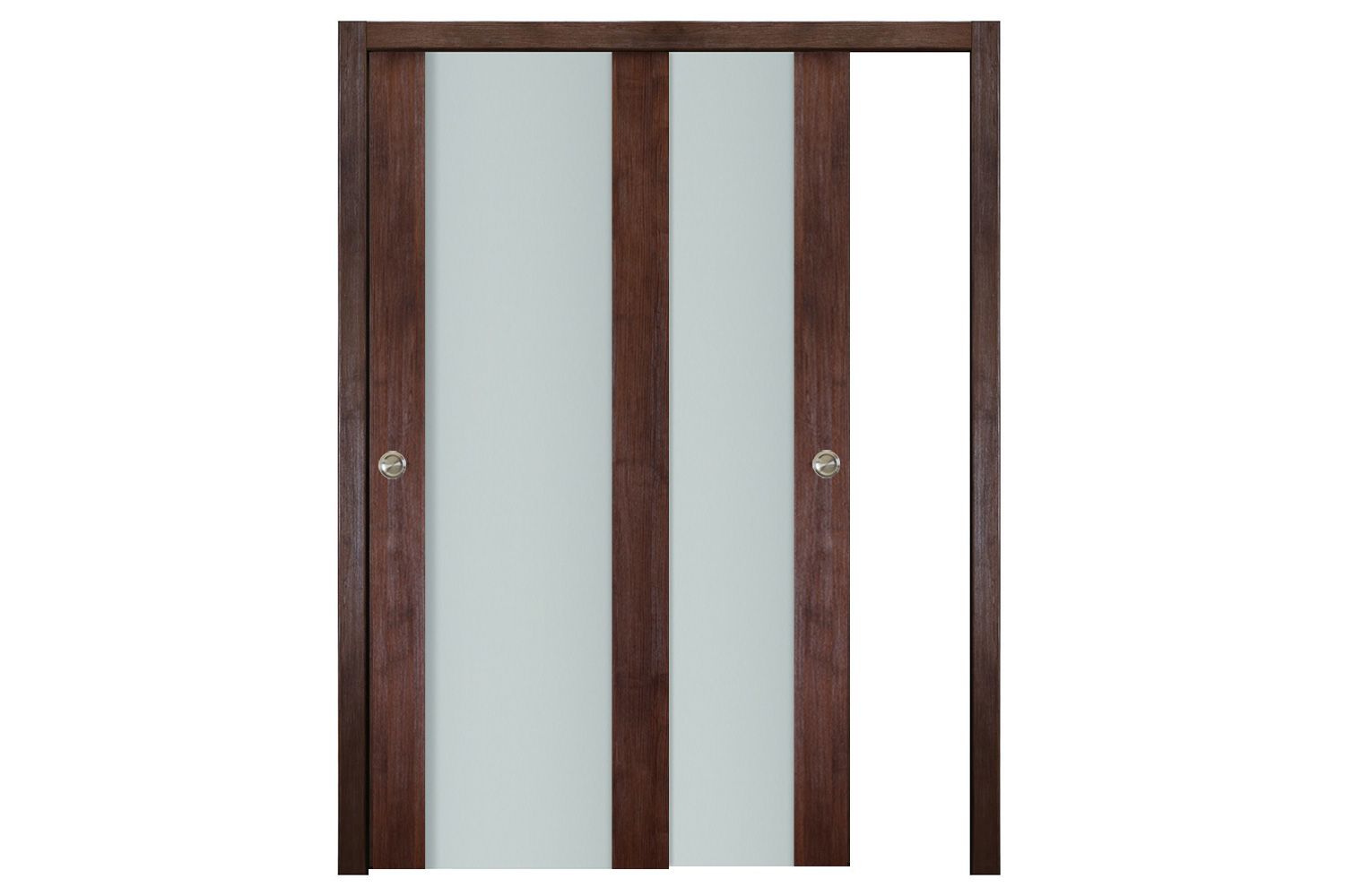 Nova Italia Vetro 01 Prestige Brown Laminate Interior Door