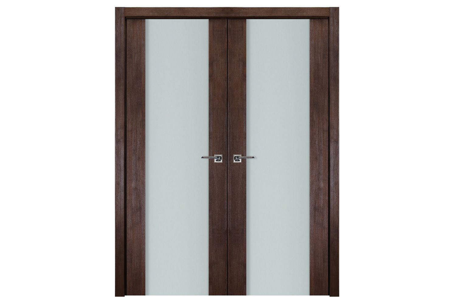 Nova Italia Vetro 01 Prestige Brown Laminate Interior Door