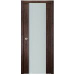 Nova Italia Vetro 01 Prestige Brown Laminate Interior Door