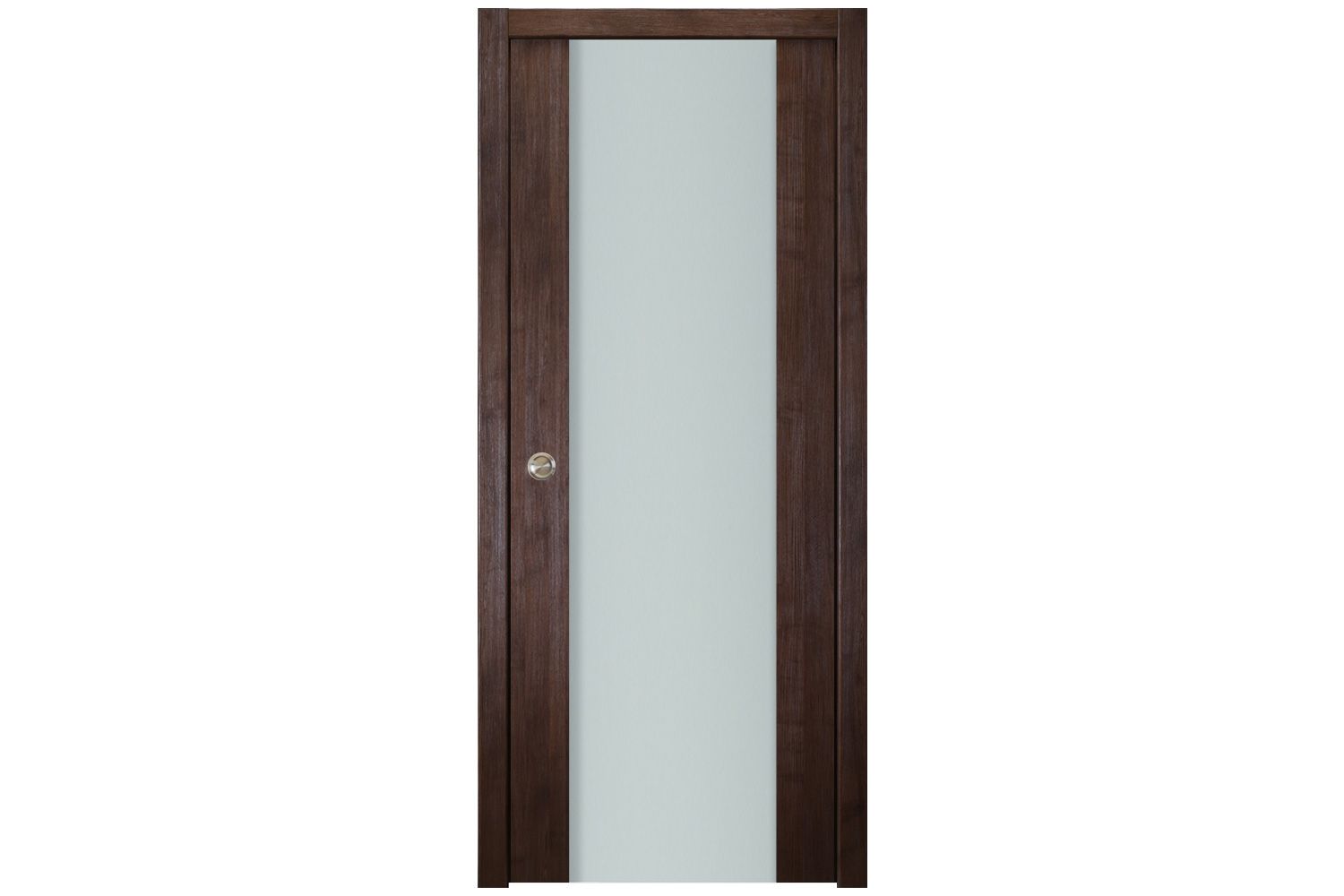 Nova Italia Vetro 01 Prestige Brown Laminate Interior Door