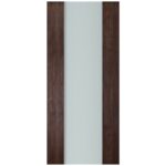 Nova Italia Vetro 01 Prestige Brown Laminate Interior Door