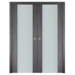 Nova Italia Vetro 01 Swiss Elm Laminate Interior Door