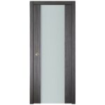 Nova Italia Vetro 01 Swiss Elm Laminate Interior Door