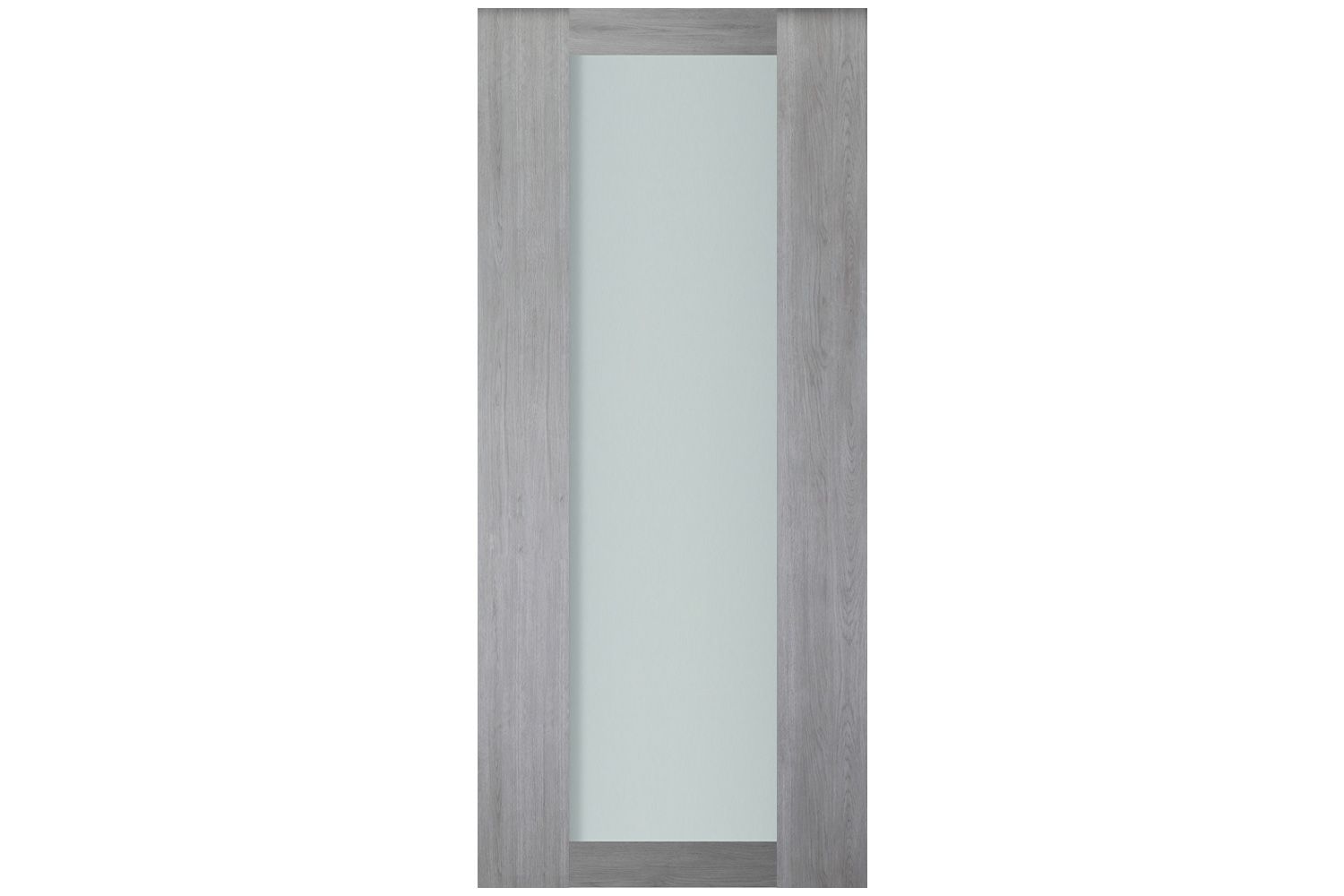 Nova Italia Vetro 1 Lite Light Grey Laminate Interior Door