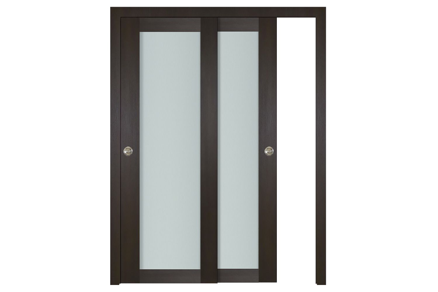 Nova Italia Vetro 1 Lite Premium Wenge Laminate Interior Door