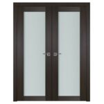 Nova Italia Vetro 1 Lite Premium Wenge Laminate Interior Door