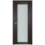 Nova Italia Vetro 1 Lite Premium Wenge Laminate Interior Door