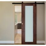 Nova Italia Vetro 1 Lite Prestige Brown Laminate Interior Door