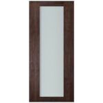 Nova Italia Vetro 1 Lite Prestige Brown Laminate Interior Door