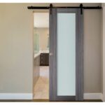 Nova Italia Vetro 1 Lite Swiss Elm Laminate Interior Door