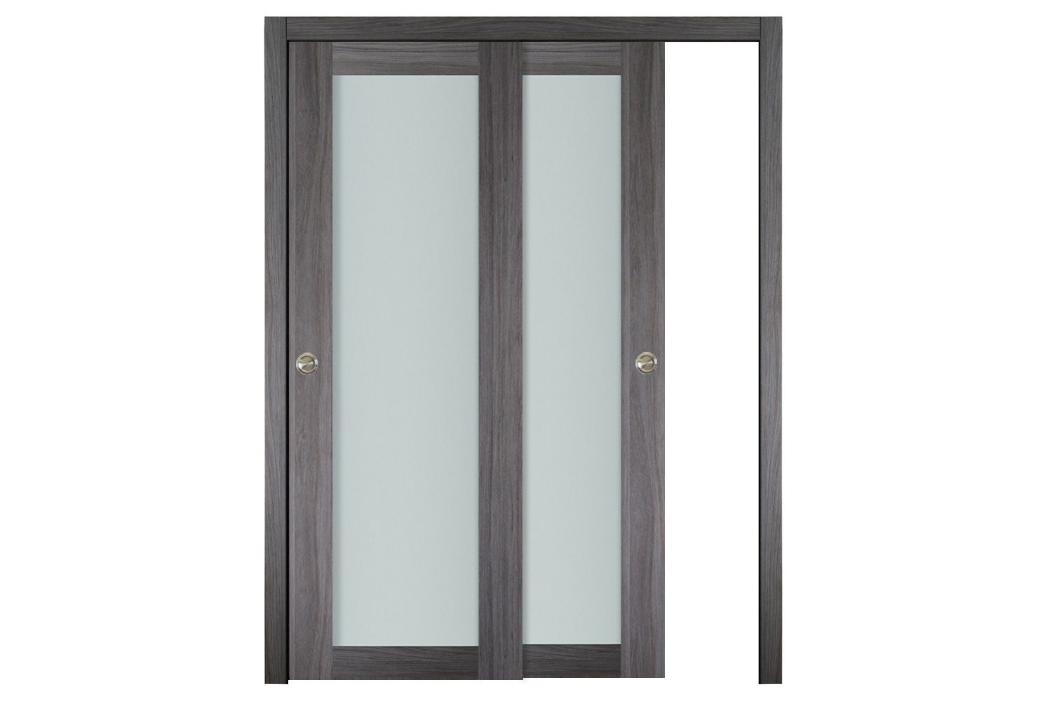 Nova Italia Vetro 1 Lite Swiss Elm Laminate Interior Door