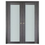 Nova Italia Vetro 1 Lite Swiss Elm Laminate Interior Door