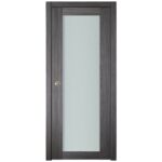 Nova Italia Vetro 1 Lite Swiss Elm Laminate Interior Door