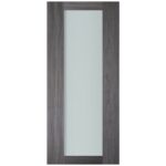 Nova Italia Vetro 1 Lite Swiss Elm Laminate Interior Door