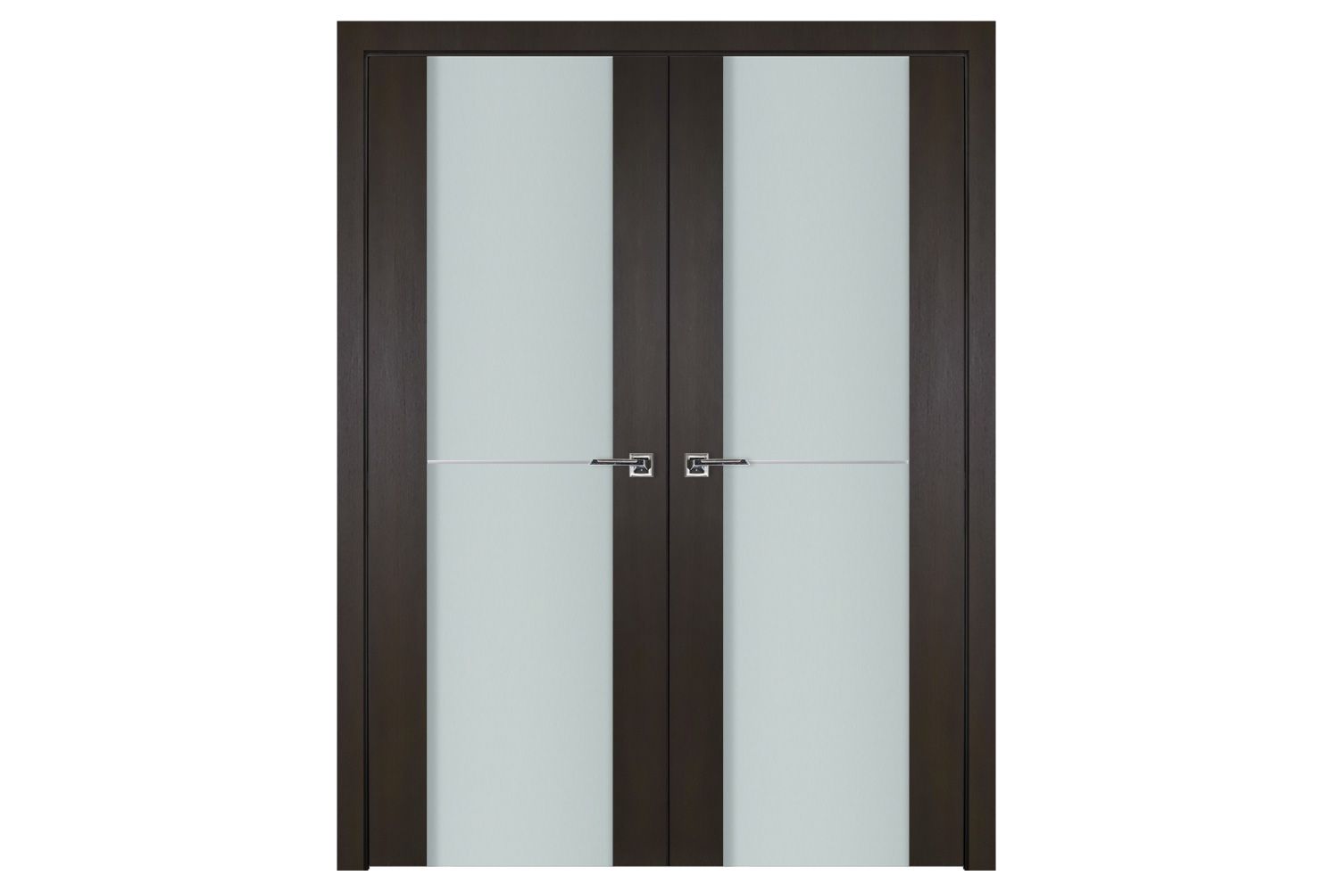 Nova Italia Vetro 1H Premium Wenge Laminate Interior Door