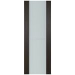 Nova Italia Vetro 1H Premium Wenge Laminate Interior Door