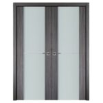 Nova Italia Vetro 1H Swiss Elm Laminate Interior Door