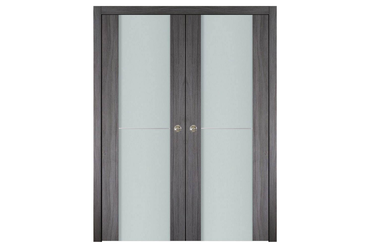 Nova Italia Vetro 1H Swiss Elm Laminate Interior Door